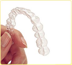 photo of an Invisalign aligner